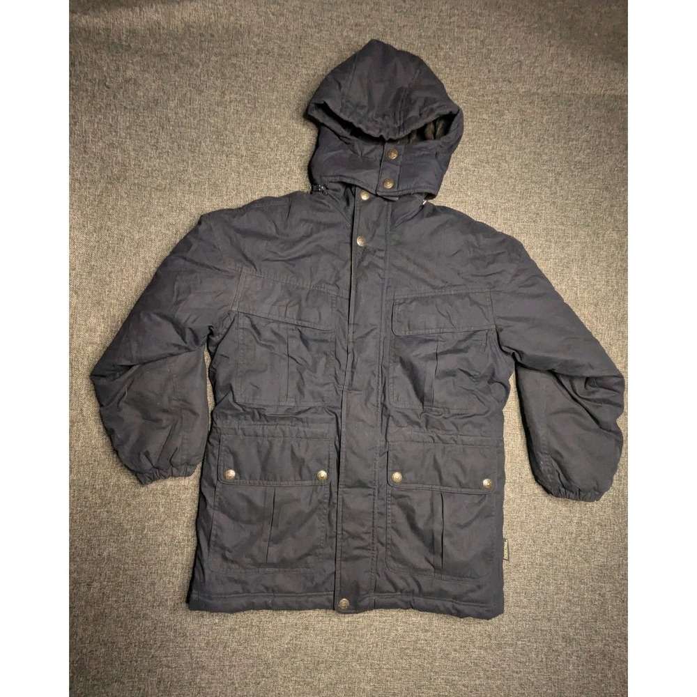 Vintage Pacific Trail Flannel Lined Jacket Parka Woodsman Blue Men's Large 90's